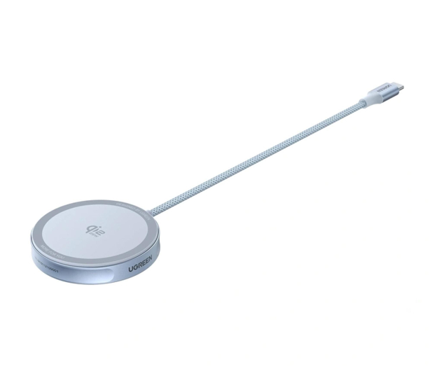 UGREEN Ładowarka indukcyjna MagFlow W753Qi2 25WUSB-C1.5m szara 6941876259595 - 1416996 - zdjęcie 2
